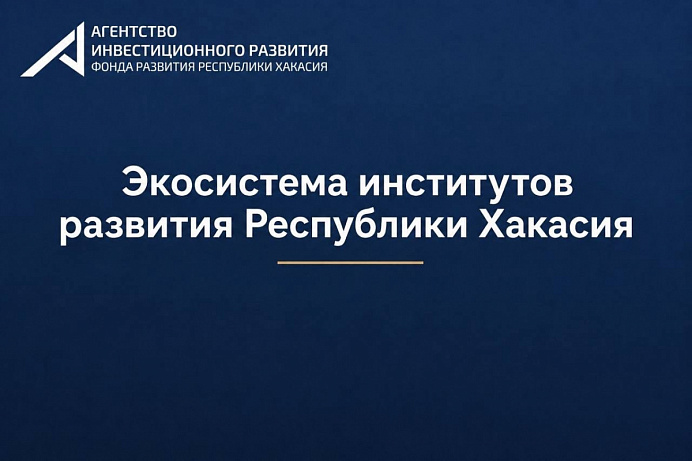 Экосистема институтов развития Республики Хакасия